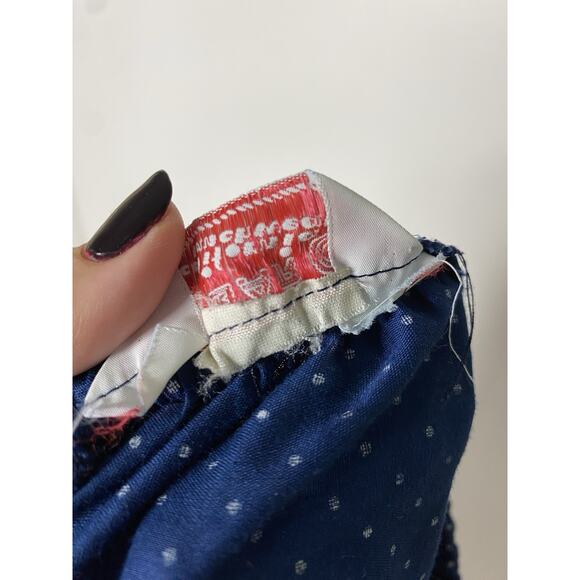 H bar C California Ranchwear VTG Skirt Rockabilly 22.5-34" Medium? A-Line Retro - Picture 5 of 6